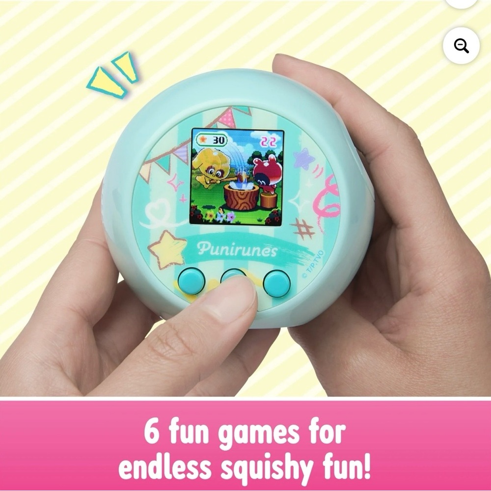 Punirunes Interactive Digital Pet Toy NEW Pink Virtual Pet - Picture 10 of 16